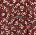 Maroon Color Chinon Flower Butta Embroidery Fabric