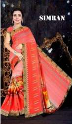 Ladies Casual Wear Fancy Printed Saree 