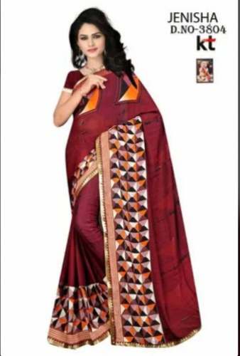 Ladies Digital Print Fancy Saree  by Rotomac Silk Mills