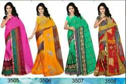 Premium Quality Georgette Sarees For Ladies 