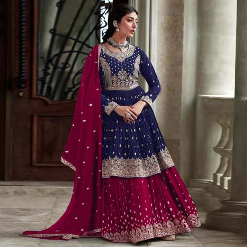ASHIRWAD -9430 Designer Georgette Sharara Suit 