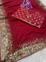 Ishani Soft Georgette Sequence Work Saree thumb 3