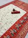 PURE SOFT KANCHIVRAM PATOLA PETHANI SILK SAREE thumb 11