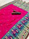 PURE SOFT KANCHIVRAM PATOLA PETHANI SILK SAREE thumb 12