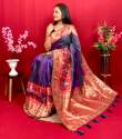 PURE SOFT KANCHIVRAM PATOLA PETHANI SILK SAREE thumb 4