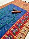 PURE SOFT KANCHIVRAM PATOLA PETHANI SILK SAREE thumb 9