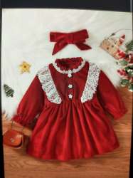 Kid Girls velvet dress 