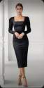 Square Neck Bodycon One Pices Dress 