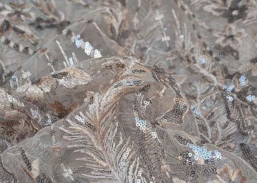 Sequence Net Embroidered Fabric 