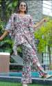 Regular wear Rayon Printed Kaftan Cord Set 