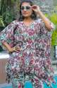 Regular wear Rayon Printed Kaftan Cord Set  thumb 1