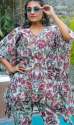 Regular wear Rayon Printed Kaftan Cord Set  thumb 2