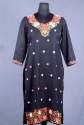 embroidered kurti with new designer paisleys pattern