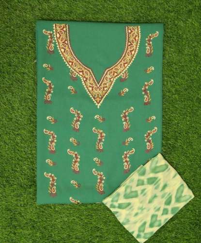 kashmiri embroidery cotton suit