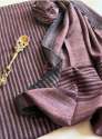 Fancy Tussar Silk Striped Handloom Unstitch Suit