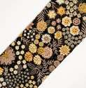 Heavy Black Georgette Embroidery Fabric thumb 1