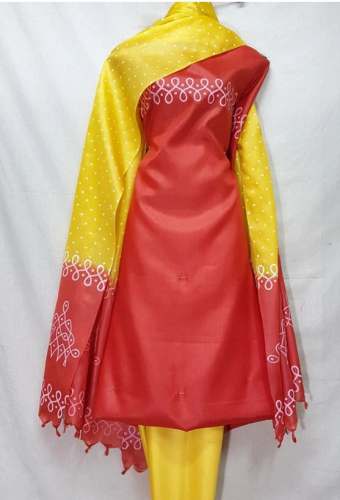 New Collection Tussar Silk Handloom Dress Material by Leheriya