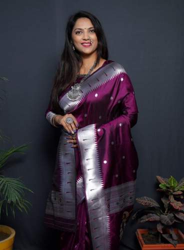 BEAUTIFUL SOFT PURE SILK PAITHANI SAREE