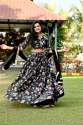Fully Stitched Chinon Printed Lehenga Choli  thumb 4