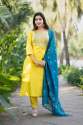 LEMON TEA Kurti Pant with Dupatta Set  thumb 4