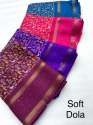New Launched Soft Dola Silk Slub Saree 