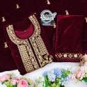 Winter Special Velvet Kurti Pant Set  thumb 2