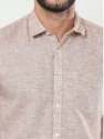 Men Stylish Linen Plain Shirt thumb 4
