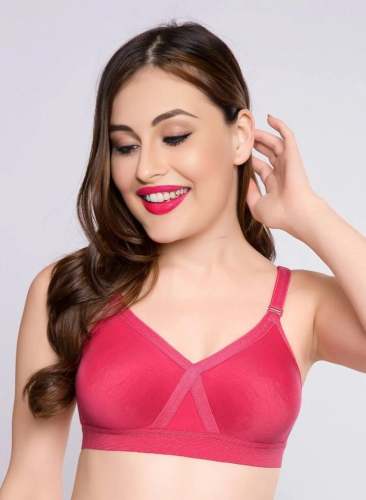 Sona Women's Cotton Non Padded Wire Free Full Coverage Bra by PN Export