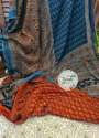 Trendy Pure Modal Silk Ajrakh Saree  thumb 1