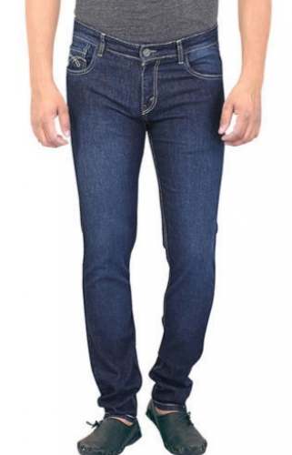 KING and I Blue Washed Slim Fit Jeans