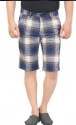 King and I Men Multicoloured Checked Shorts