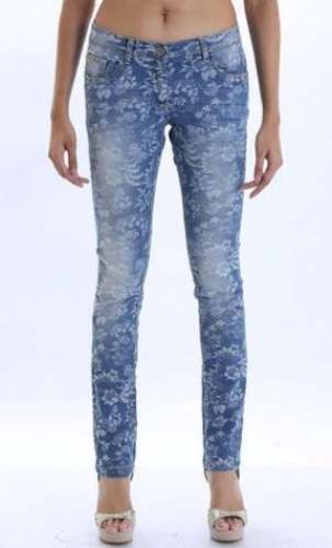 Ladies Printed Denim Jeans by King I brand By Pantosscope One Private Limited 