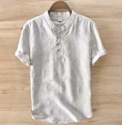 Buy 100% Pure Men Linen Shirt