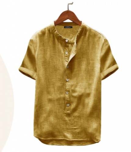Gent Pure Cotton Linen Shirts by Param Apparels