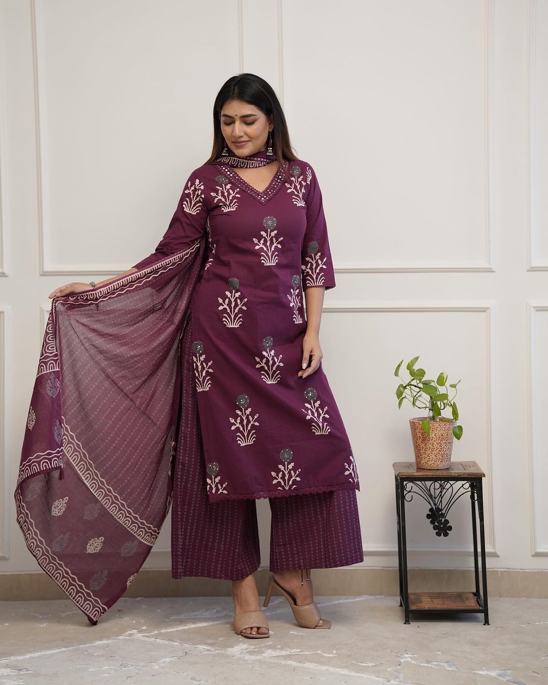 Bitu Plazo Pair by MURTI TRENDS
