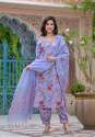 Designer Cotton 60*60 Floral Afghani Suit thumb 3