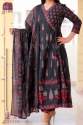 Mugal Print Anarkali Suit In Pure 60*60 Cotton Fabric  thumb 5
