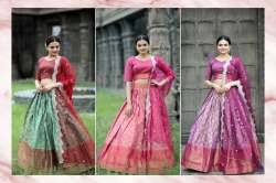 Wedding Wear Kanjivaram pattu silk Lehenga Choli