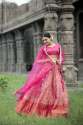 Wedding Wear Kanjivaram pattu silk Lehenga Choli thumb 6