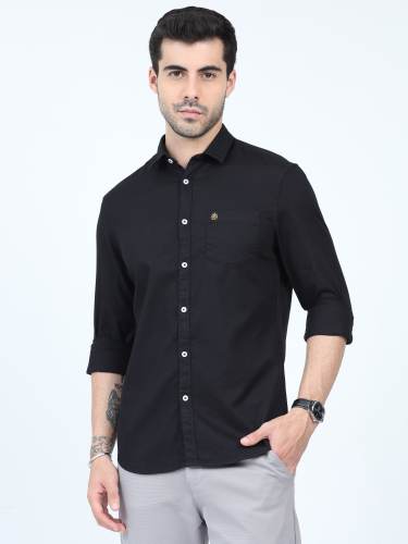 Balck Solid shirt by Wear By PNP Group