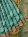 Green Handloom Kota Silk Saree thumb 1