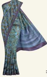 Hand Painted Kalamkari Silk Saree