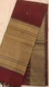 Red Handloom Tussar Silk Saree thumb 2