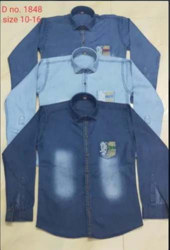 Denim Mens Shirt At Wholesale Rate by Nice Gold Traders