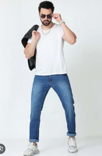 Men Formal Denim Jeans by Hi Fashion