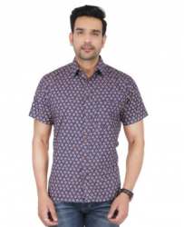 Men Half Sleeve Printed Shirt