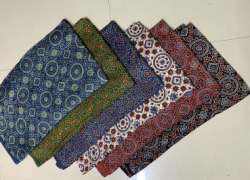 Modal Silk Ajrakh Fabric 