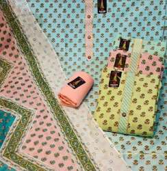 New Collection Rayon Slub Cambric Cotton Dress Material