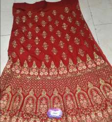 Red Bridal Embroidery Lehenga Choli