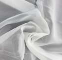 White Dyeable Nylon Organza Fabric  thumb 1